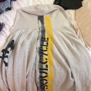 Soul cycle zip up sweatshirt